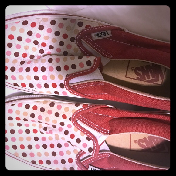 Women's polka dot Vans - Picture 1 of 6