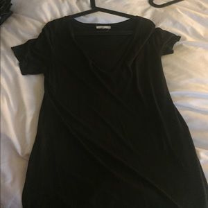 Truly madly deeply LA sheer black blousy shirt