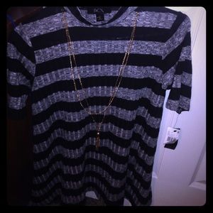 Black and grey turtle neck