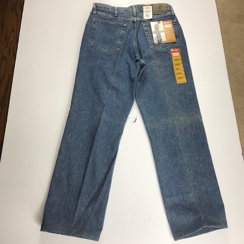 Wrangler Men's 5-Star Relaxed Fit Work Jeans