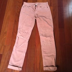 Salmon Pink Vintage Corduroy Jeans