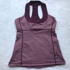 Lululemon workout tank top size 8 scoop neck