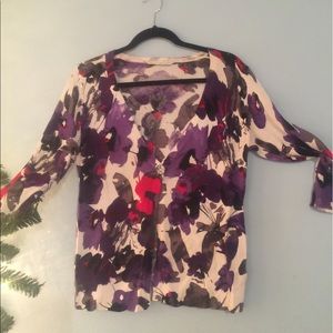 Floral cardigan