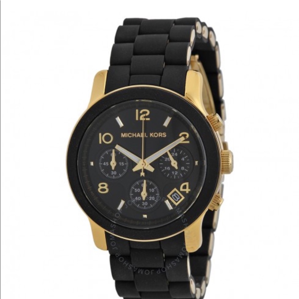 Michael Kors Black Catwalk Chronograph Watch
