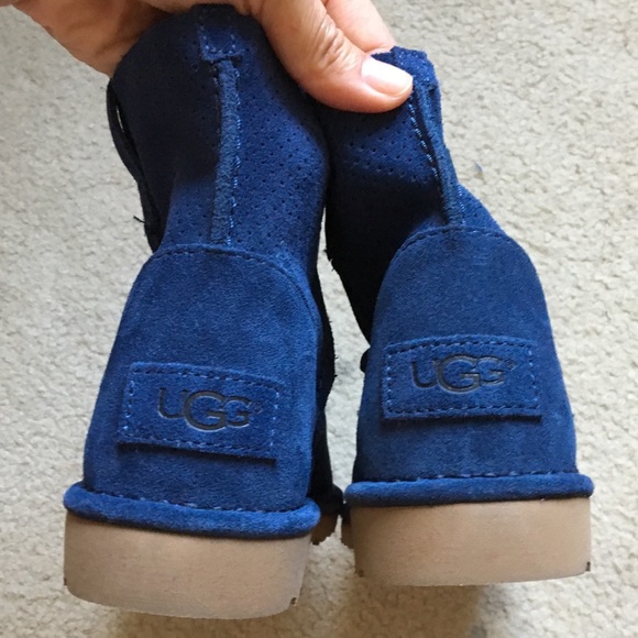 UGG Classic Unlined Mini Perforated Leather Boot - Picture 5 of 6