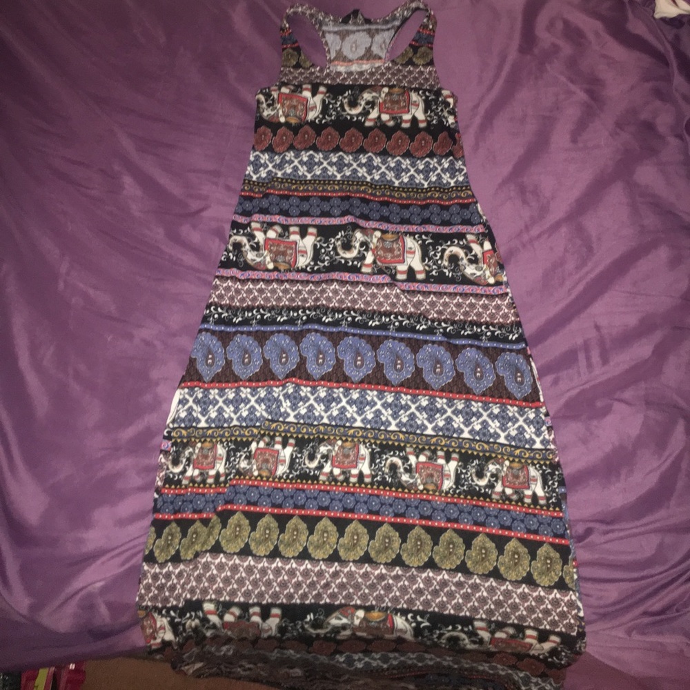 Tribal maxi dress size S