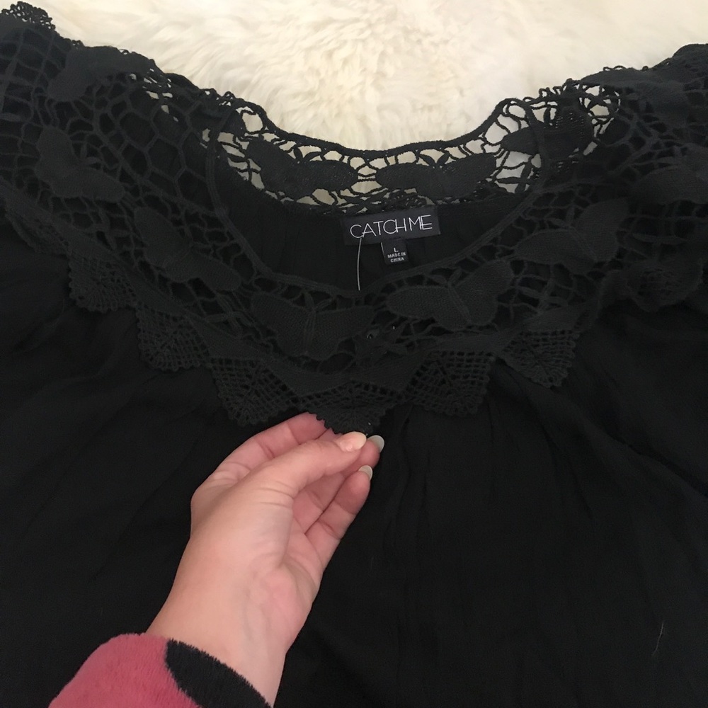 !!LOWEST PRICE!! Black Lace Dress - Picture 2 of 2