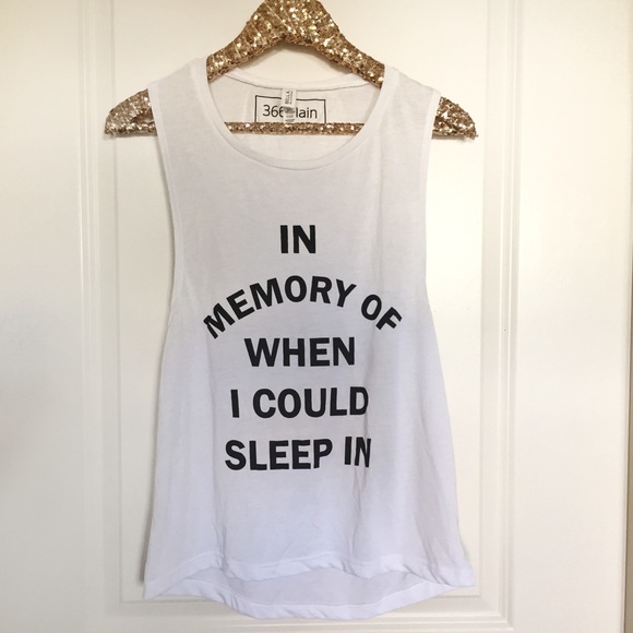 {SALE} TWO LEFT In Memory Of Sleep Muscle Tank - Picture 2 of 3