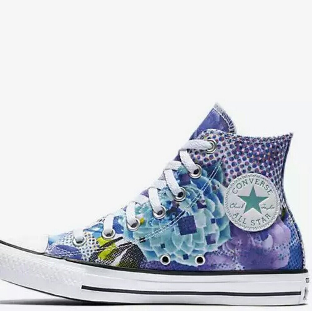 ⭐SALE ⭐ NWT Converse Chuck Taylor Digital Floral - Picture 3 of 6