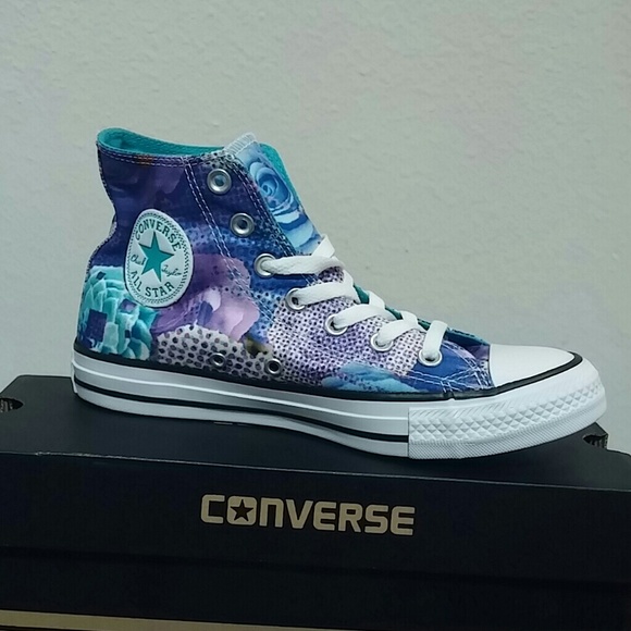 ⭐SALE ⭐ NWT Converse Chuck Taylor Digital Floral - Picture 6 of 6