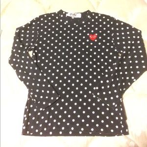 Long sleeve CDG shirt.