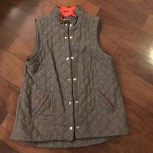 Elizabeth McKay wool snap vest