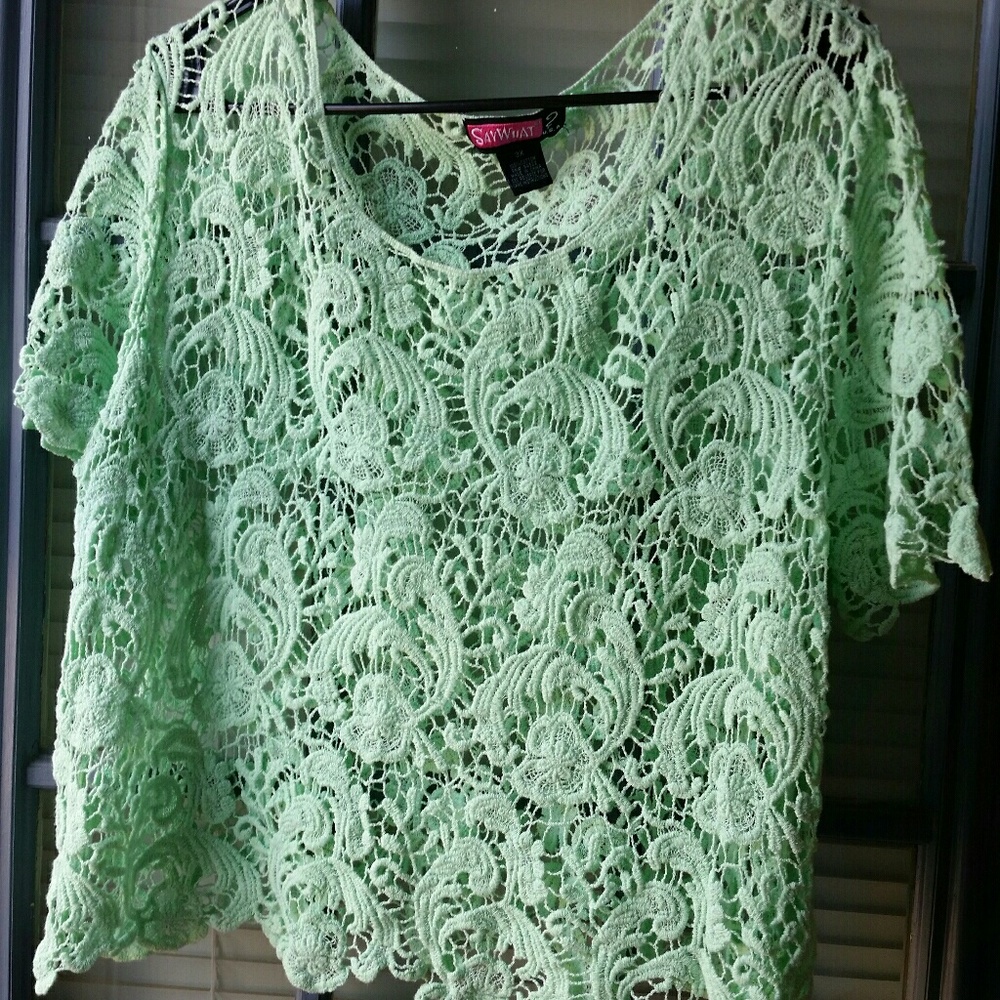 Say What Crochet Top