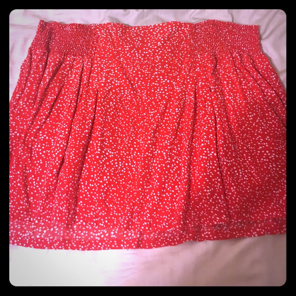 Red & White Gap Skirt