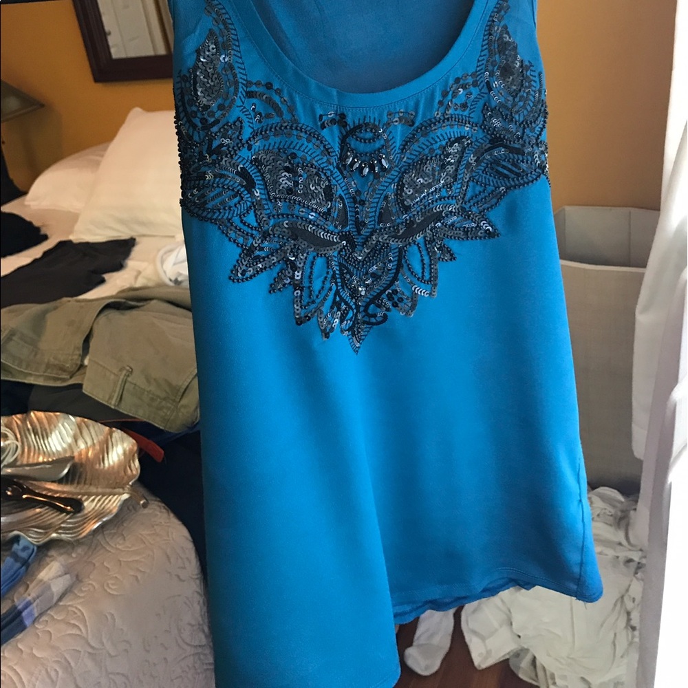 Express sequin tank - Picture 2 of 3