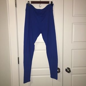 Like New LuLaRoe Leggings TC Solid Royal Blue