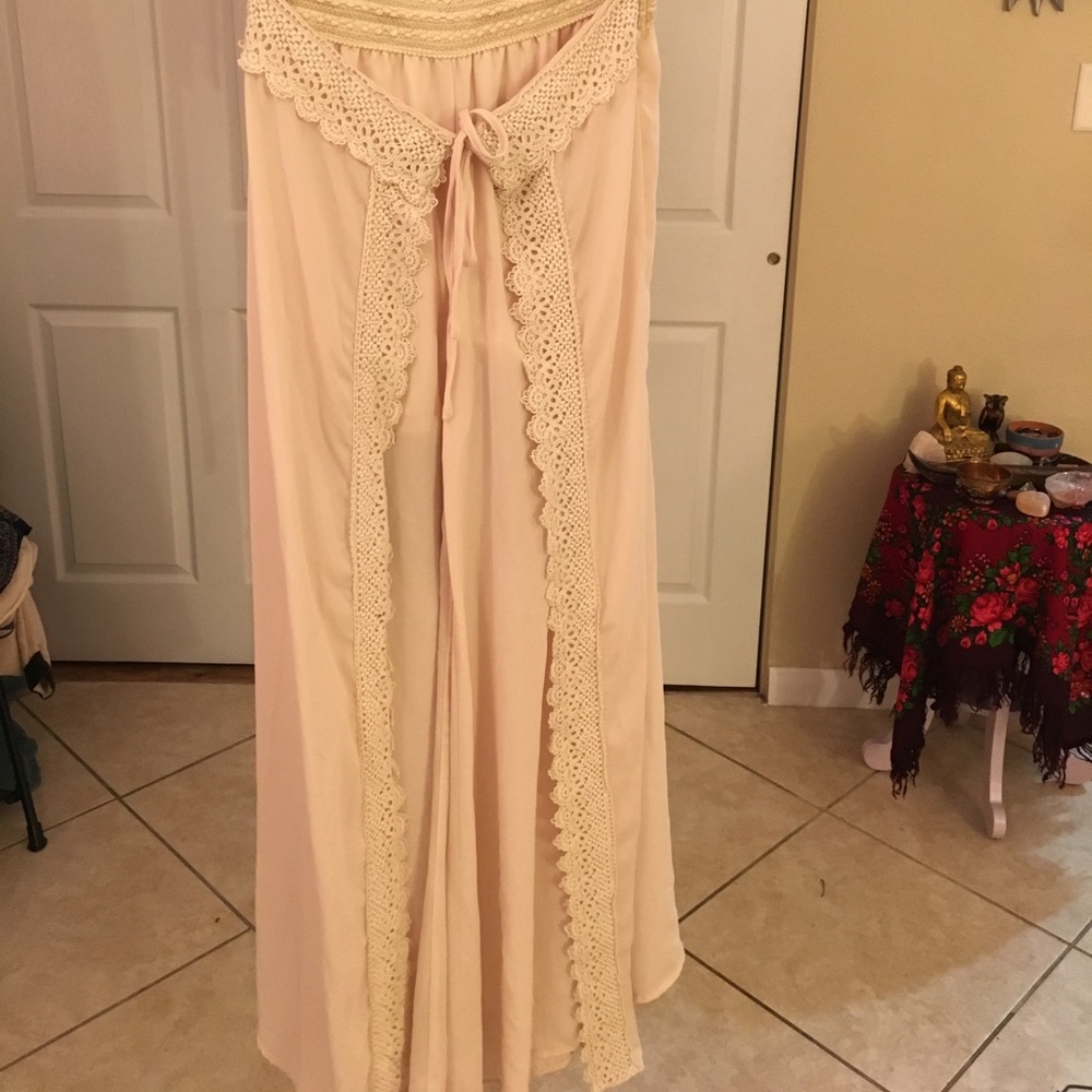 Gypsy Pants Soie Blu Stretch Bohemian Goddess