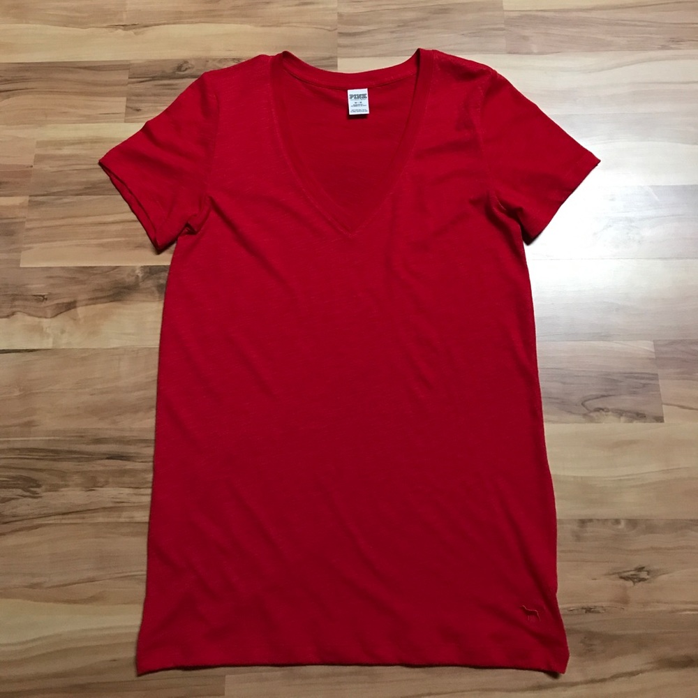 PINK vneck tee