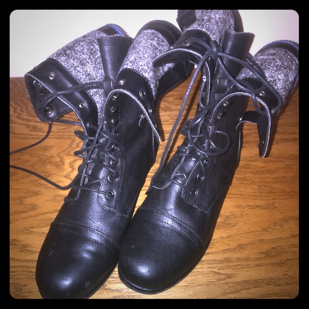 Madden Girl Combat Boots