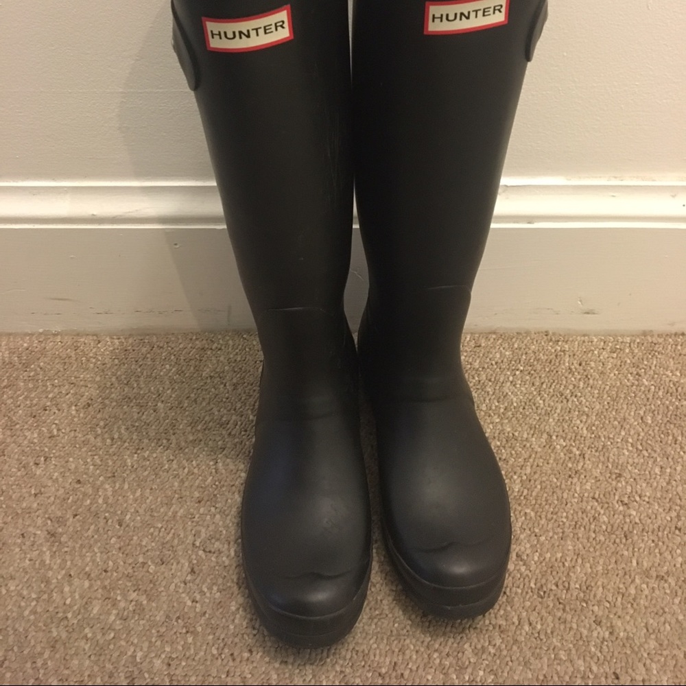 Black Hunter Tall Boots