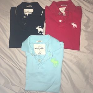Boy Bundle: 3 A&F Polos