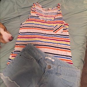 Fun striped tank top