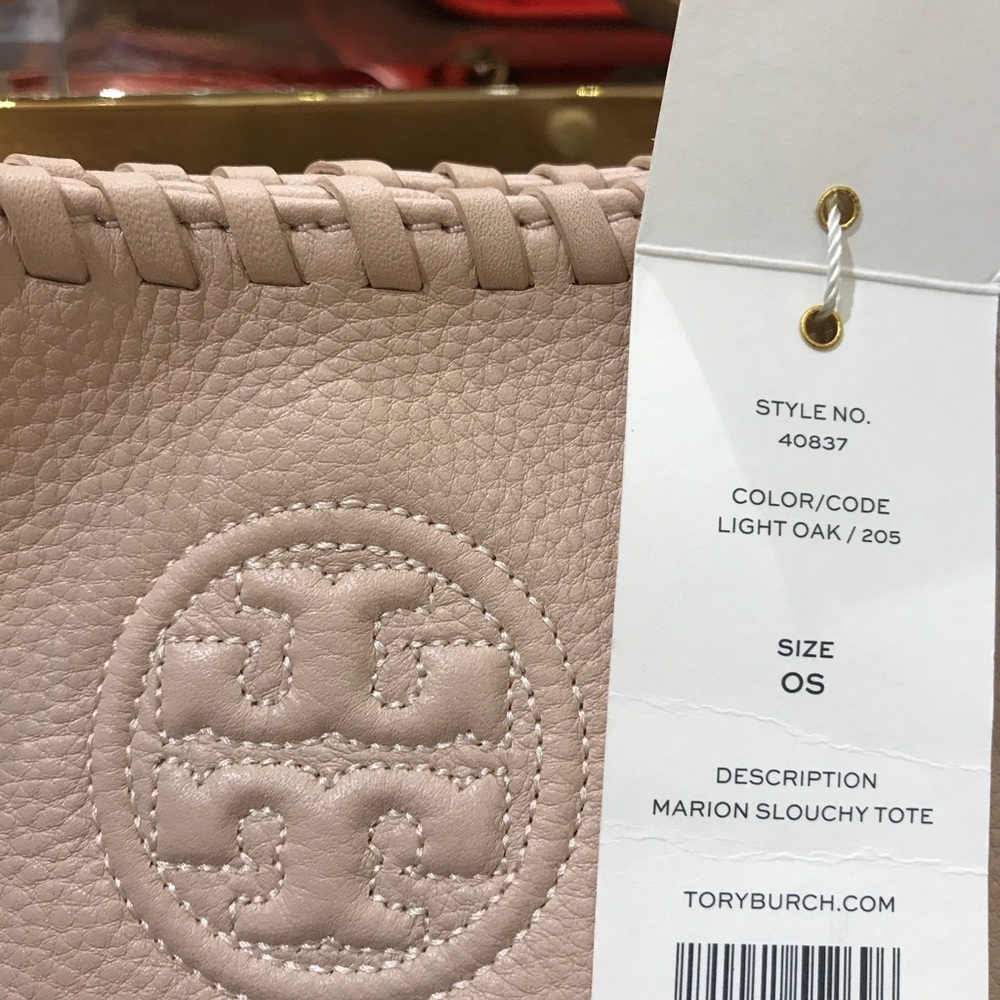 NWT Tory Burch Light Oak Leather Shoulder Handbag - Picture 5 of 7