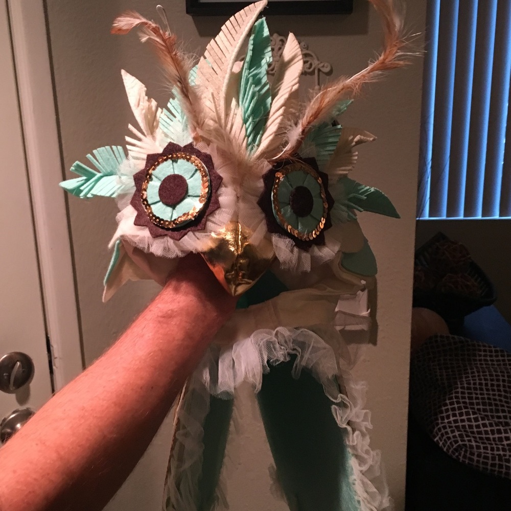 Pottery barn toddler owl costume