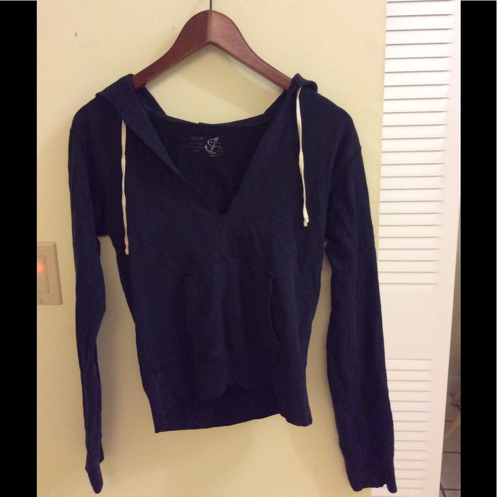 J.Crew navy hoodie