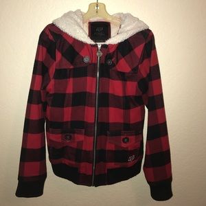 Fox Winter Coat Size XL