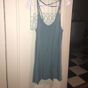 Super cute sea green/blue RVCA dress, size L.