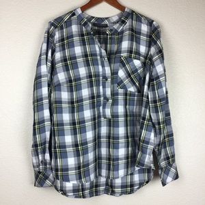 NWT Lane Bryant casual plaid shirt