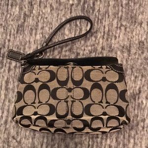 Large Coach wristlet