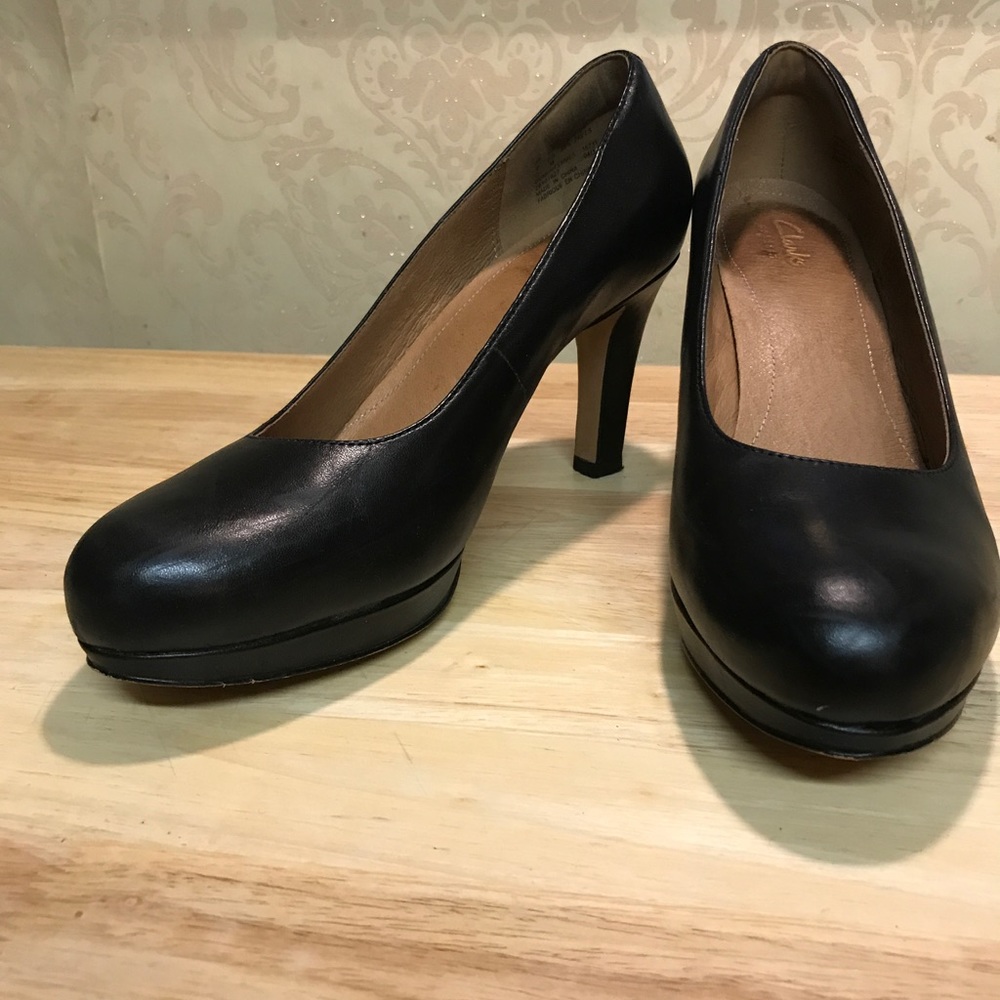Clarks Black Heels