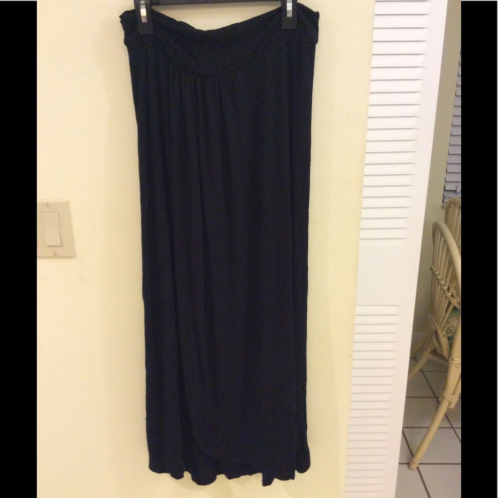 Black maxi skirt