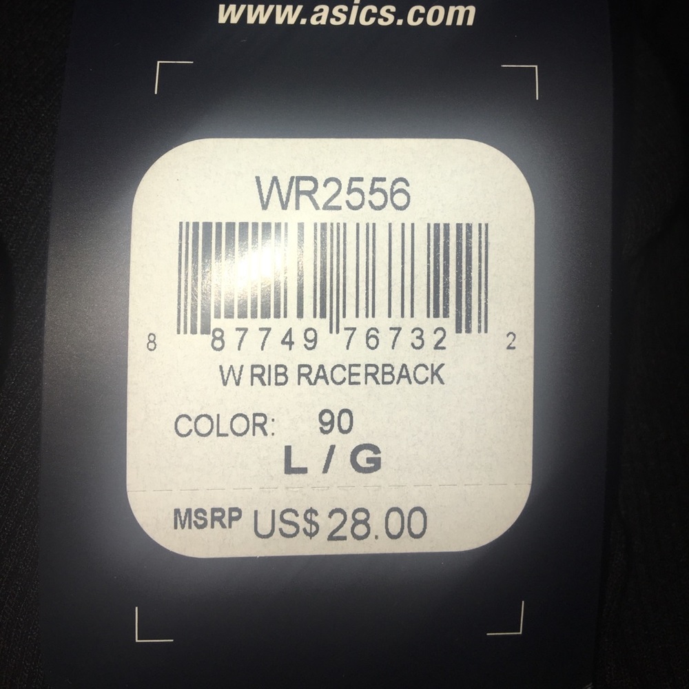 🆕Asics - Womens Rib Racerback Athletic Tank Top - Picture 4 of 4