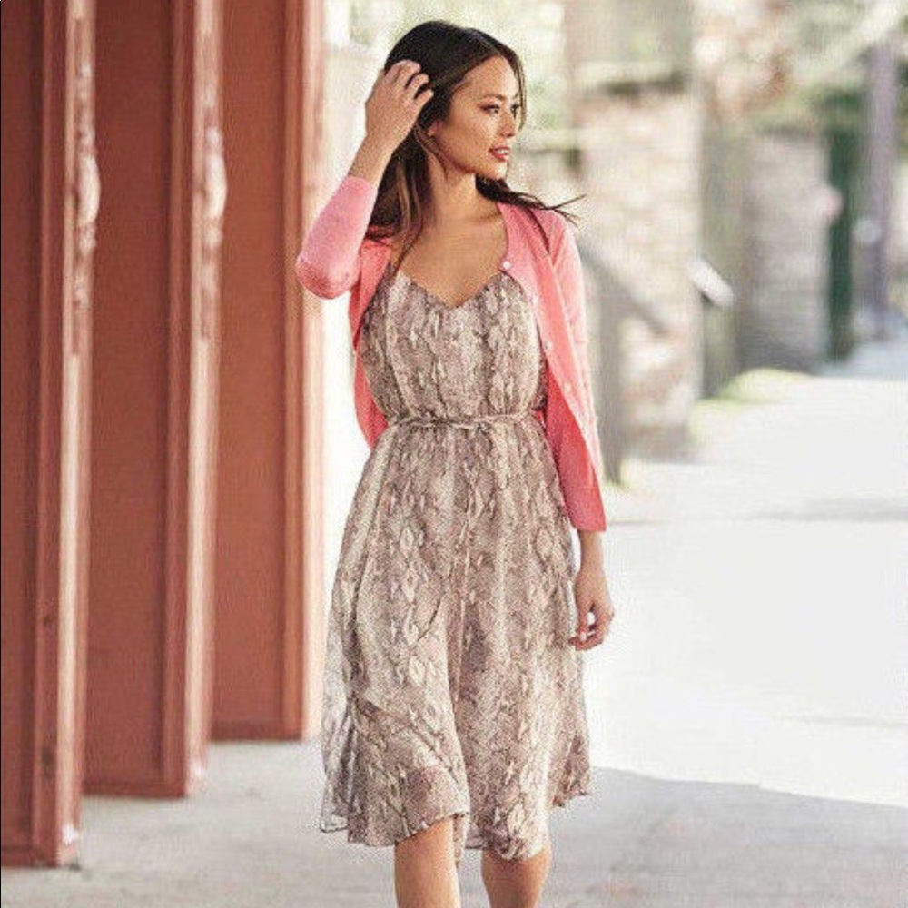 Banana Republic snake print dress New With Tags - Picture 4 of 5