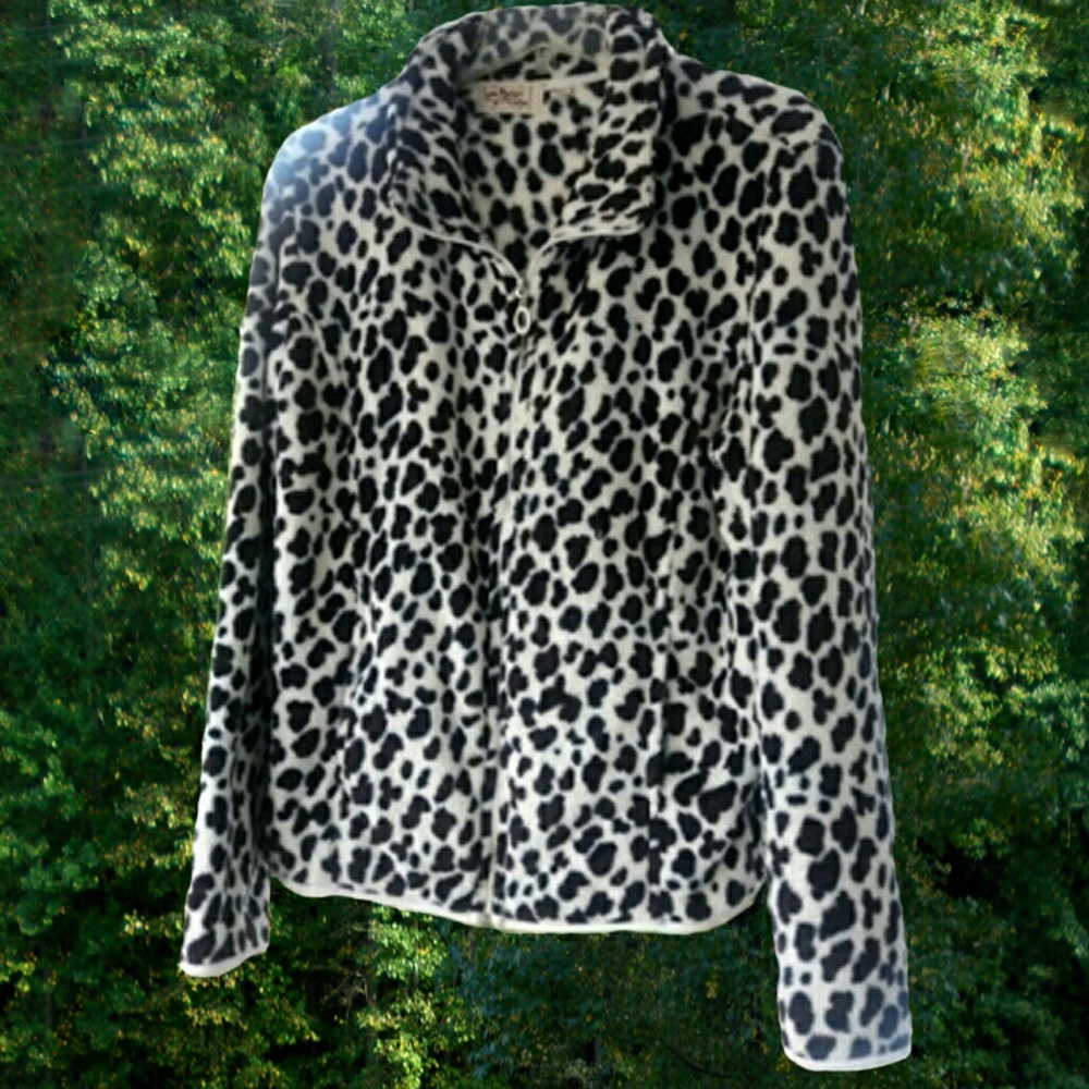Vintage Cotton Leopard Jacket