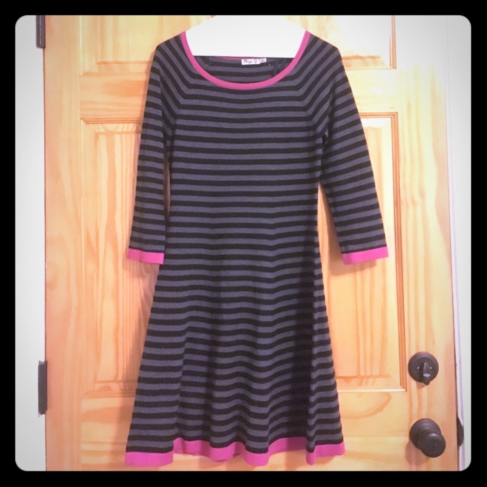 Knit fit and flare dress - perfect for Fall!