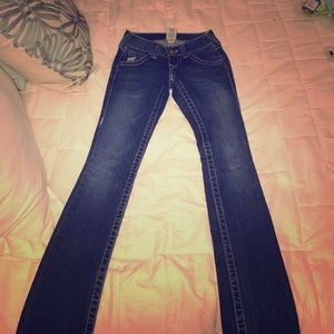 True Religion Straight Legged size 23 jeans