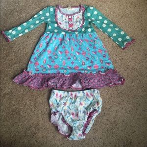 Matilda Jane dress with bloomers