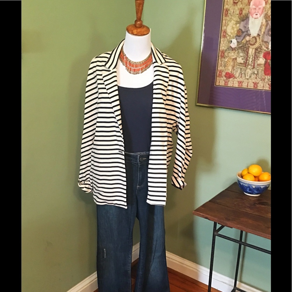 Zara Breton Stripe Jacket
