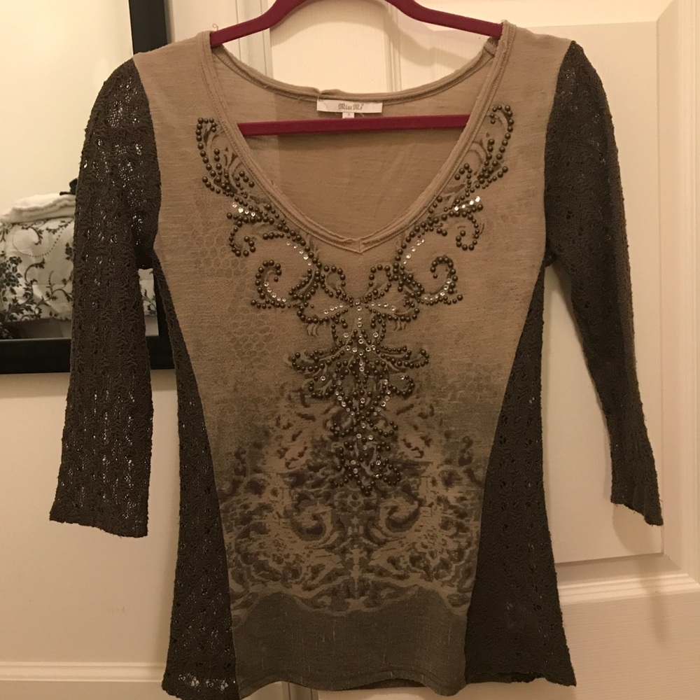 Miss Me half sleeved shirt