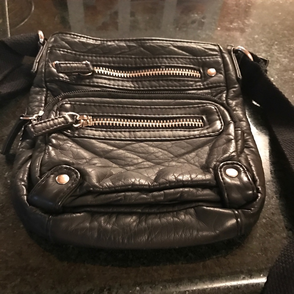 Small faux leather purse