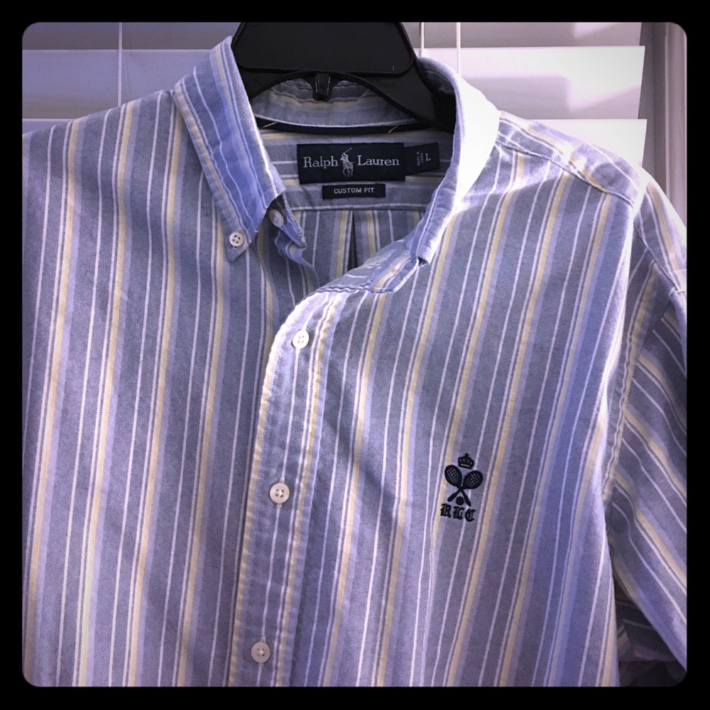 Ralph Lauren striped button down shirt.