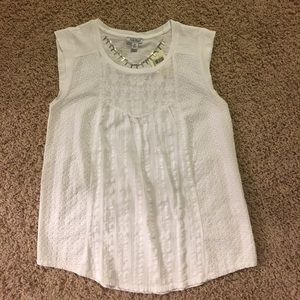 Lucky Brand cap sleeve top