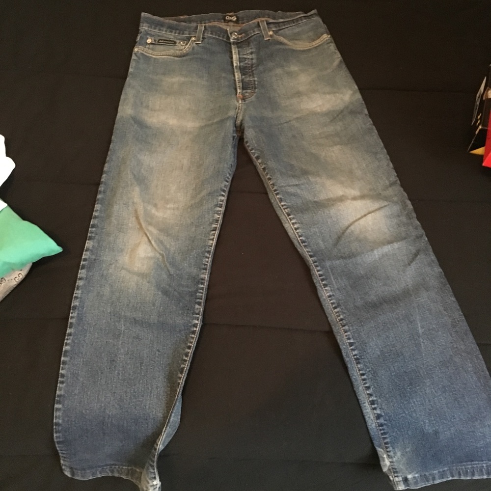 Men's unisex dolce gabbana D&G jeans slim straight