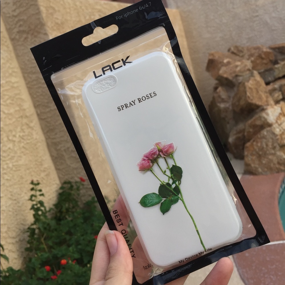 Pretty iPhone 6 case spray roses