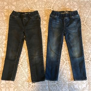 Gap Kids 4T Jeggings Jeans lot pair good condition