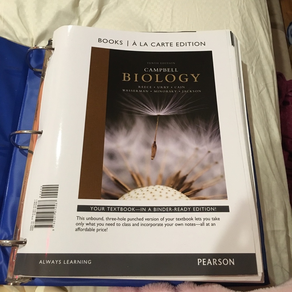 Campbells biology tenth edition binder version